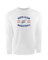 South Elgin HS Basketball Curve - Crewneck Sweatshirt