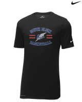 South Elgin HS Basketball Curve - Mens Nike Cotton Poly Tee