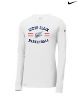 South Elgin HS Basketball Curve - Mens Nike Longsleeve