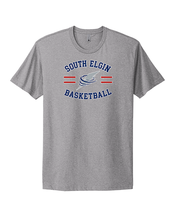 South Elgin HS Basketball Curve - Mens Select Cotton T-Shirt