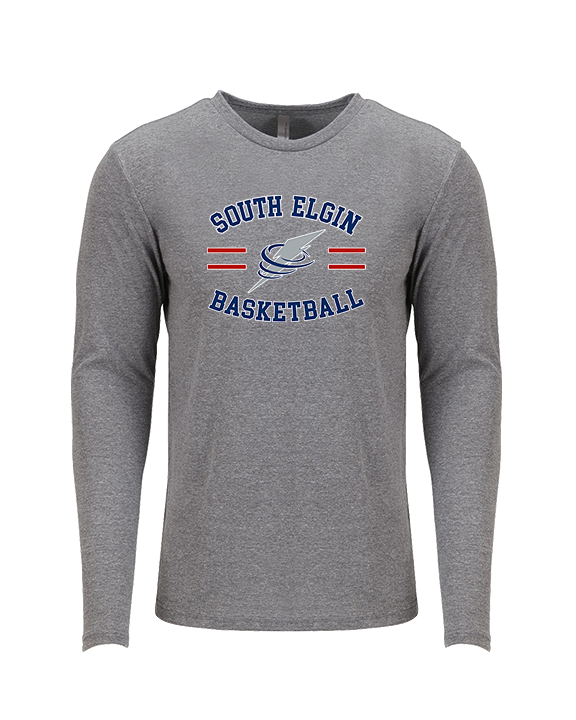 South Elgin HS Basketball Curve - Tri-Blend Long Sleeve