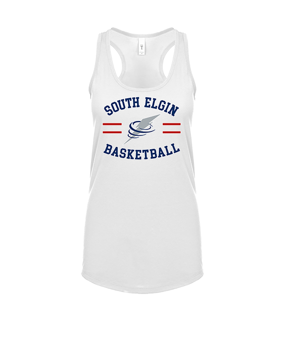 South Elgin HS Basketball Curve - Womens Tank Top