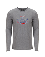 South Elgin HS Basketball Outline - Tri-Blend Long Sleeve