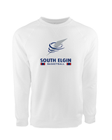 South Elgin HS Basketball Stacked - Crewneck Sweatshirt