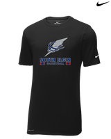 South Elgin HS Basketball Stacked - Mens Nike Cotton Poly Tee