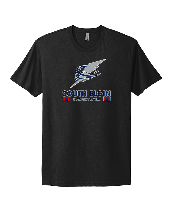 South Elgin HS Basketball Stacked - Mens Select Cotton T-Shirt