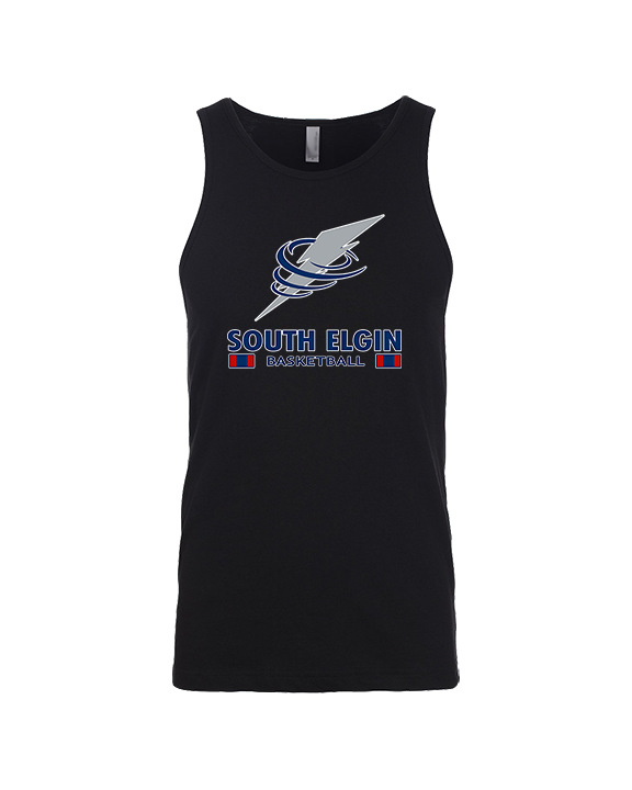 South Elgin HS Basketball Stacked - Tank Top