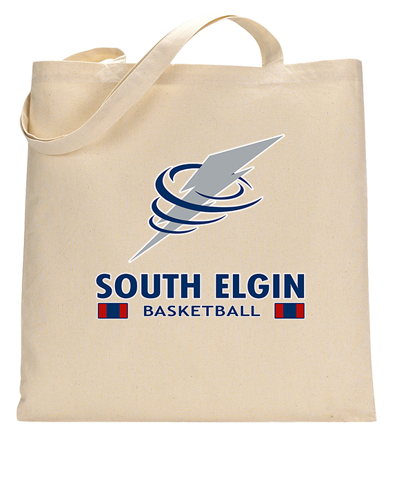 South Elgin HS Basketball Stacked - Tote