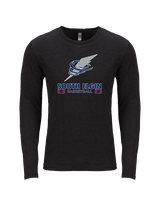 South Elgin HS Basketball Stacked - Tri-Blend Long Sleeve