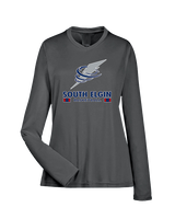 South Elgin HS Basketball Stacked - Womens Performance Longsleeve