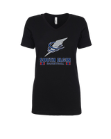 South Elgin HS Basketball Stacked - Womens Vneck
