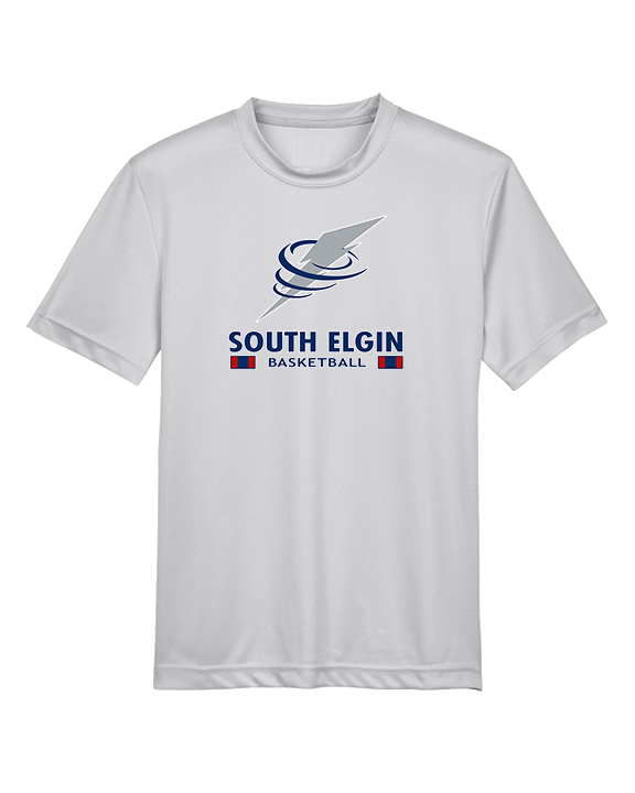 South Elgin HS Basketball Stacked - Youth Performance Shirt