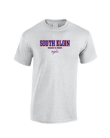 South Elgin HS Track & Field Block - Cotton T-Shirt