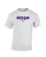 South Elgin HS Track & Field Block - Cotton T-Shirt