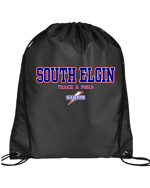 South Elgin HS Track & Field Block - Drawstring Bag