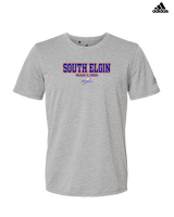 South Elgin HS Track & Field Block - Mens Adidas Performance Shirt