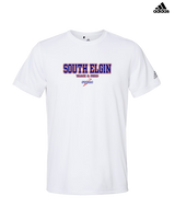 South Elgin HS Track & Field Block - Mens Adidas Performance Shirt