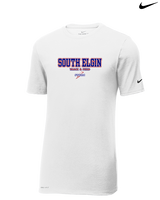 South Elgin HS Track & Field Block - Mens Nike Cotton Poly Tee