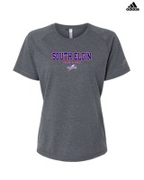 South Elgin HS Track & Field Block - Womens Adidas Performance Shirt