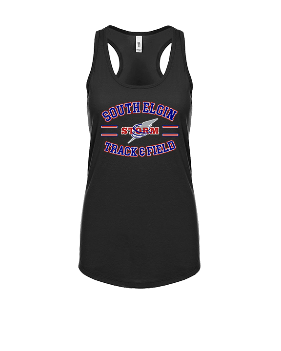 South Elgin HS Track & Field Curve - Womens Tank Top