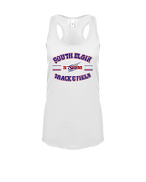 South Elgin HS Track & Field Curve - Womens Tank Top