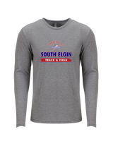 South Elgin HS Track & Field Property - Tri-Blend Long Sleeve