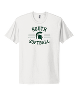 South HS Softball Curve - Mens Select Cotton T-Shirt