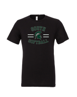 South HS Softball Curve - Tri-Blend Shirt