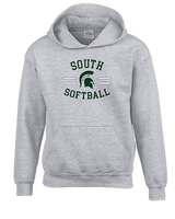South HS Softball Curve - Unisex Hoodie