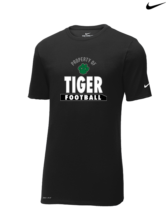 South Plainfield HS Football Property - Mens Nike Cotton Poly Tee