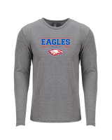 South Putnam HS Tennis Border - Tri-Blend Long Sleeve