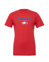 South Putnam HS Tennis Border - Tri-Blend Shirt