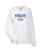 South Putnam HS Tennis Border - Womens Performance Longsleeve
