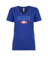 South Putnam HS Tennis Border - Womens V-Neck