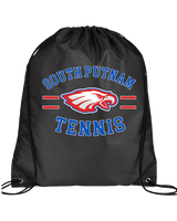 South Putnam HS Tennis Curve - Drawstring Bag