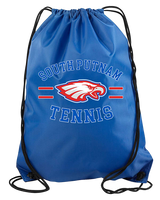 South Putnam HS Tennis Curve - Drawstring Bag