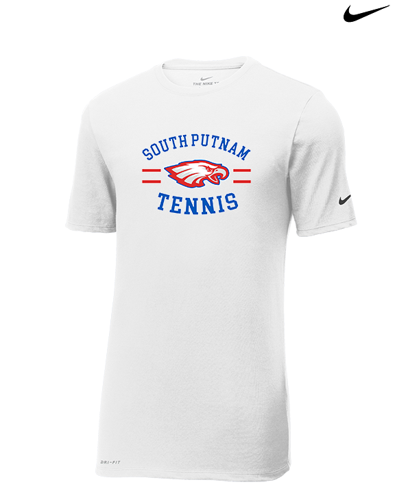 South Putnam HS Tennis Curve - Mens Nike Cotton Poly Tee