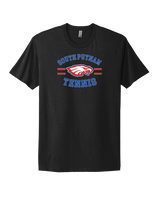 South Putnam HS Tennis Curve - Mens Select Cotton T-Shirt