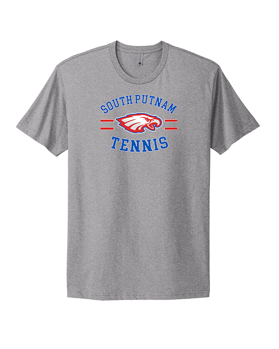 South Putnam HS Tennis Curve - Mens Select Cotton T-Shirt