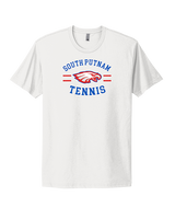 South Putnam HS Tennis Curve - Mens Select Cotton T-Shirt