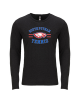South Putnam HS Tennis Curve - Tri-Blend Long Sleeve