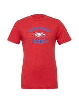 South Putnam HS Tennis Curve - Tri-Blend Shirt