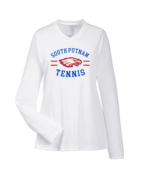 South Putnam HS Tennis Curve - Womens Performance Longsleeve