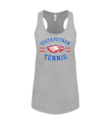 South Putnam HS Tennis Curve - Womens Tank Top
