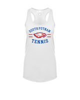 South Putnam HS Tennis Curve - Womens Tank Top