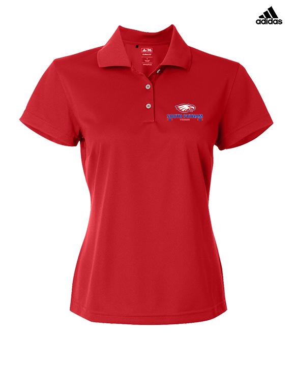 South Putnam HS Tennis Stacked - Adidas Womens Polo