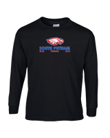 South Putnam HS Tennis Stacked - Cotton Longsleeve