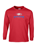 South Putnam HS Tennis Stacked - Cotton Longsleeve