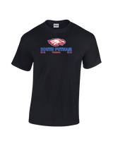 South Putnam HS Tennis Stacked - Cotton T-Shirt