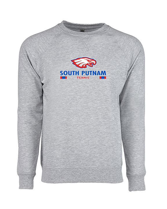 South Putnam HS Tennis Stacked - Crewneck Sweatshirt